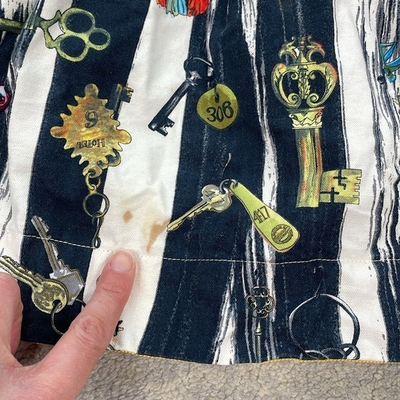 Diane Von Furstenberg Caran Keys Fit Flare Dress Ribbon Accent Sweetheart Sz 8 - Picture 12 of 16